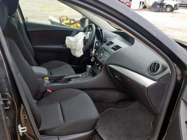 JM1BL1V81C1574836 - 2012 MAZDA 3 I BLACK photo 5