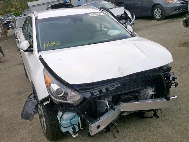 KNDCC3LC1K5234116 - 2019 KIA NIRO EX WHITE photo 1