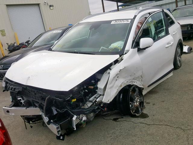 KNDCC3LC1K5234116 - 2019 KIA NIRO EX WHITE photo 2