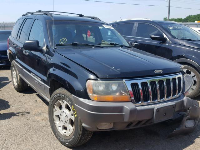 1J4GX48S51C710383 - 2001 JEEP GRAND CHER BLACK photo 1