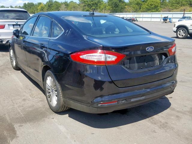 3FA6P0UU5FR188709 - 2015 FORD FUSION S H BLACK photo 3