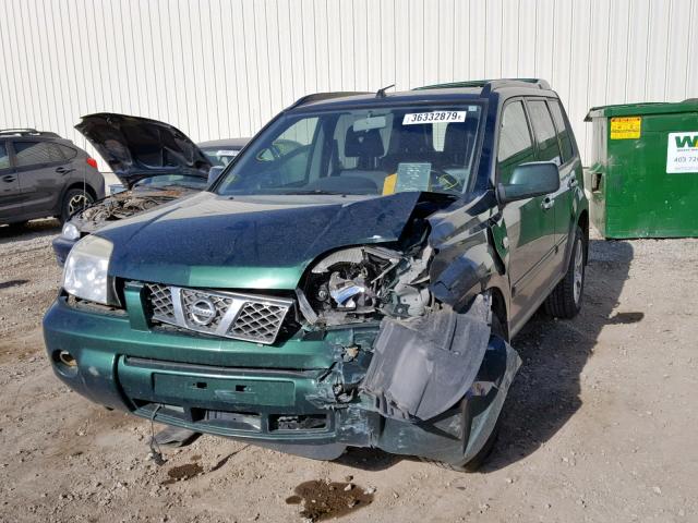 JN8BT08V06W202234 - 2006 NISSAN X-TRAIL XE GREEN photo 2