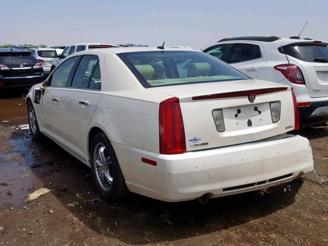 1G6DW67V180112793 - 2008 CADILLAC STS WHITE photo 3