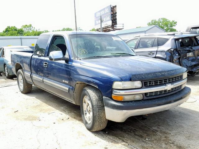 2GCEC19V3X1214447 - 1999 CHEVROLET SILVERADO BLUE photo 1