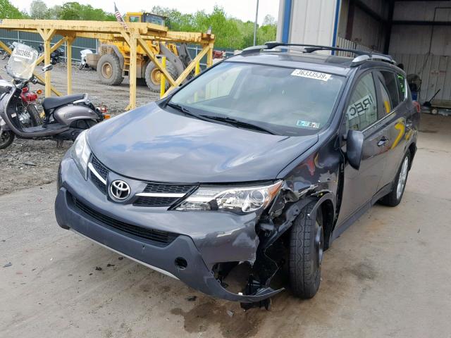 2T3DFREV6DW066109 - 2013 TOYOTA RAV4 LIMIT GRAY photo 2