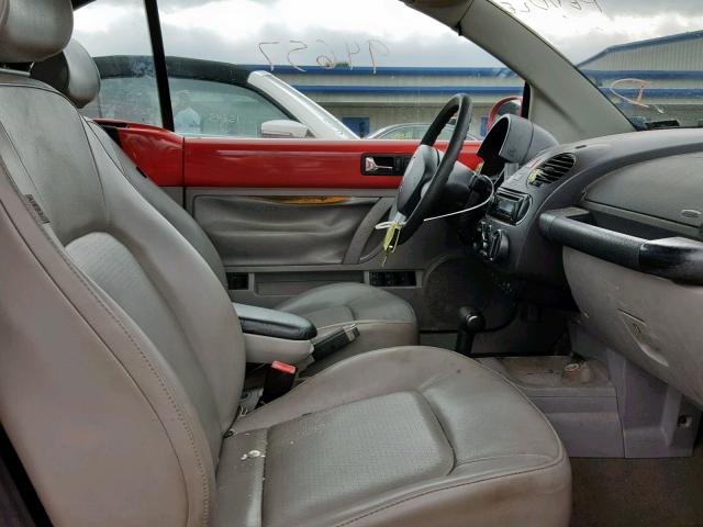 3VWRF31Y57M402547 - 2007 VOLKSWAGEN NEW BEETLE Qırmızı foto 5