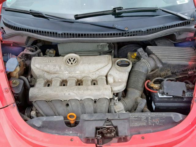 3VWRF31Y57M402547 - 2007 VOLKSWAGEN NEW BEETLE Qırmızı foto 7