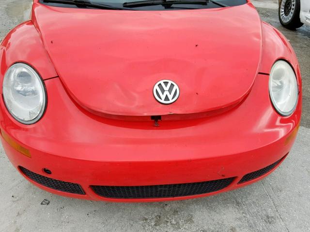 3VWRF31Y57M402547 - 2007 VOLKSWAGEN NEW BEETLE Qırmızı foto 9