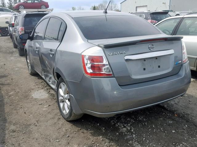 3N1AB6APXCL655869 - 2012 NISSAN SENTRA 2.0 SILVER photo 3