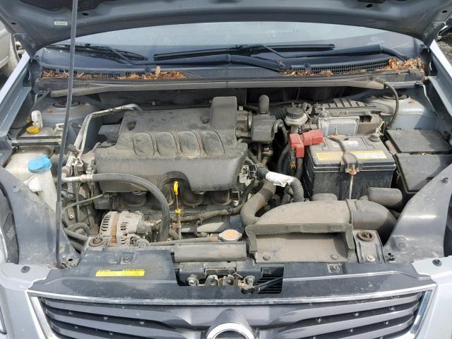 3N1AB6APXCL655869 - 2012 NISSAN SENTRA 2.0 SILVER photo 7