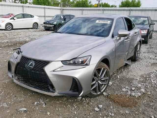 JTHCZ1D29J5015524 - 2018 LEXUS IS 350 SILVER photo 2