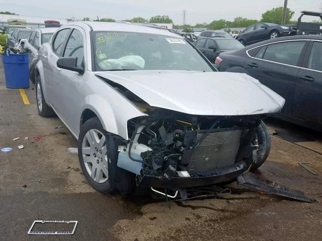 1B3BD4FG0BN559029 - 2011 DODGE AVENGER EX SILVER photo 1