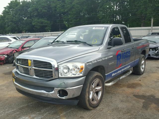 1D7HA18N78J143786 - 2008 DODGE RAM 1500 S GRAY photo 2