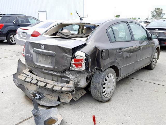 3N1AB61E48L721306 - 2008 NISSAN SENTRA 2.0 GRAY photo 4