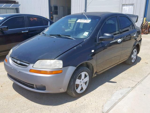 KL1TD56626B563923 - 2006 CHEVROLET AVEO BASE Qara foto 2