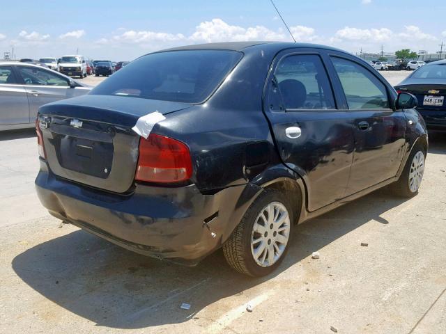 KL1TD56626B563923 - 2006 CHEVROLET AVEO BASE Qara foto 4