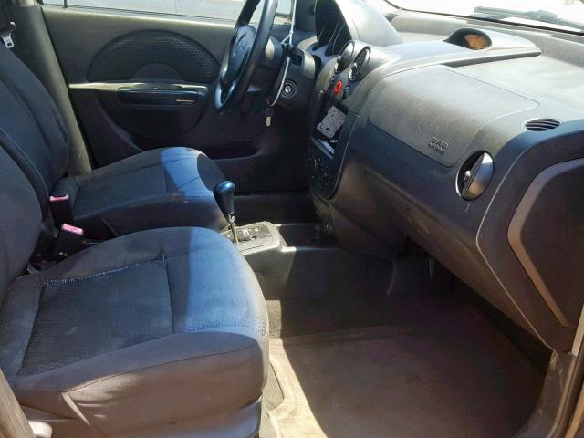 KL1TD56626B563923 - 2006 CHEVROLET AVEO BASE Qara foto 5