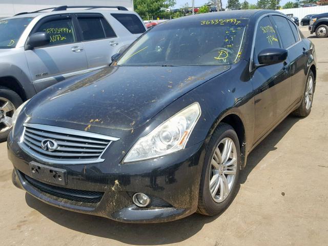 JN1CV6AR1BM351352 - 2011 INFINITI G37 BLACK photo 2