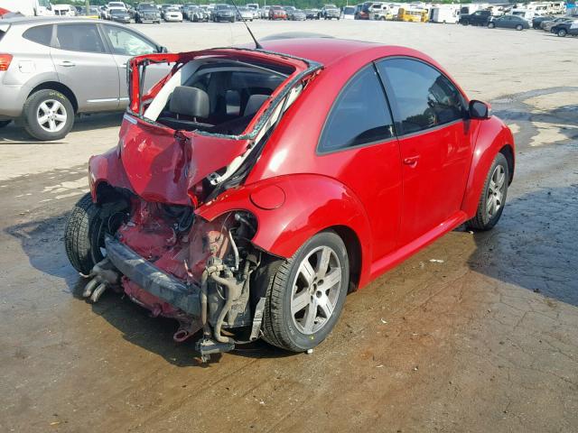 3VWRW31C76M421037 - 2006 VOLKSWAGEN NEW BEETLE 红色 照片 4