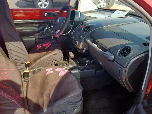 3VWRW31C76M421037 - 2006 VOLKSWAGEN NEW BEETLE 红色 照片 5