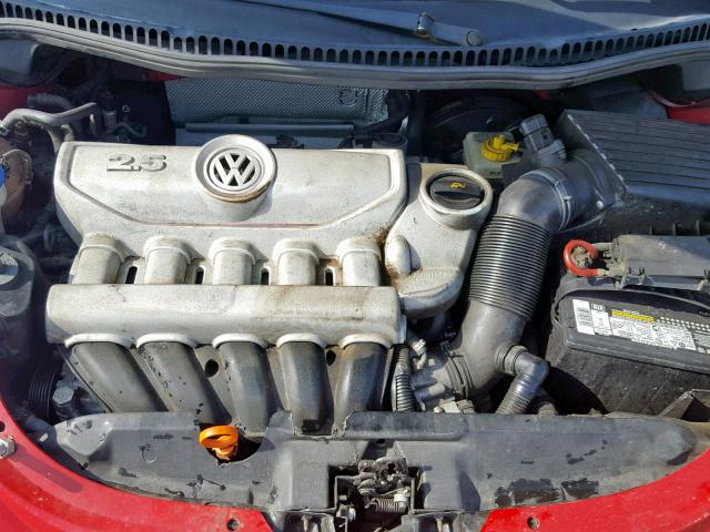 3VWRW31C76M421037 - 2006 VOLKSWAGEN NEW BEETLE 红色 照片 7