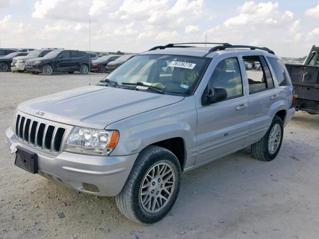 1J4GX58N03C586641 - 2003 JEEP GRAND CHER SILVER photo 2