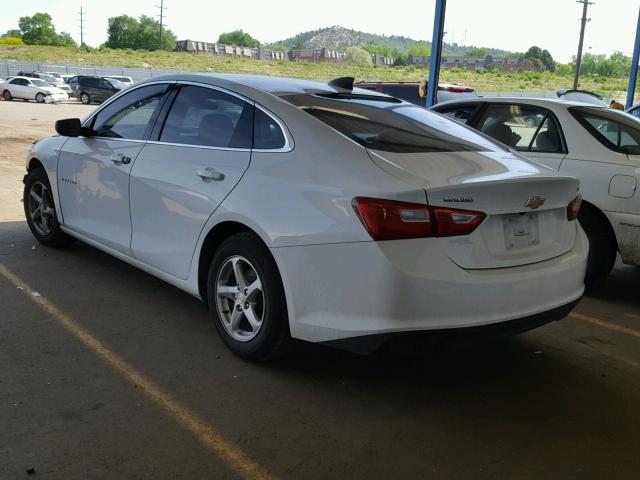 1G1ZB5ST0GF296935 - 2016 CHEVROLET MALIBU LS 白色 照片 3