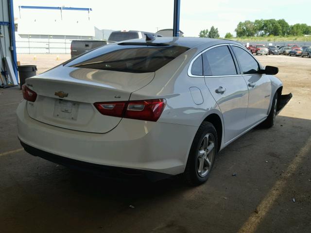 1G1ZB5ST0GF296935 - 2016 CHEVROLET MALIBU LS 白色 照片 4