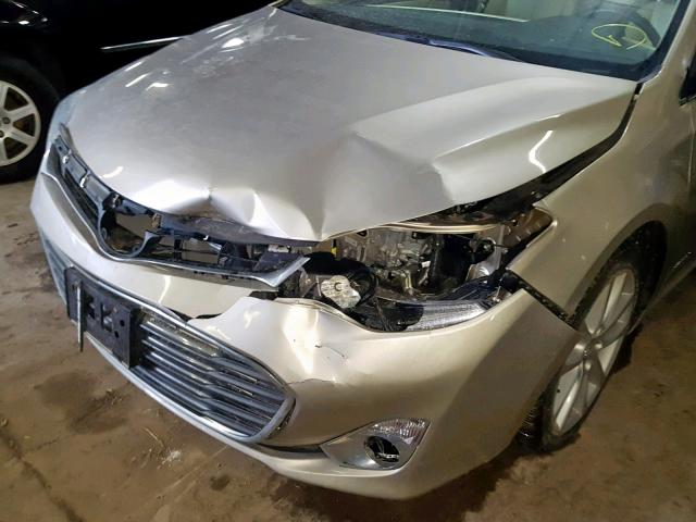 4T1BD1EB5FU042027 - 2015 TOYOTA AVALON HYB TAN photo 9