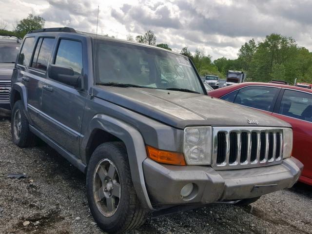 1J8HG48K97C567367 - 2007 JEEP COMMANDER GRAY photo 1