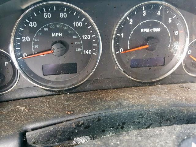 1J8HG48K97C567367 - 2007 JEEP COMMANDER GRAY photo 8