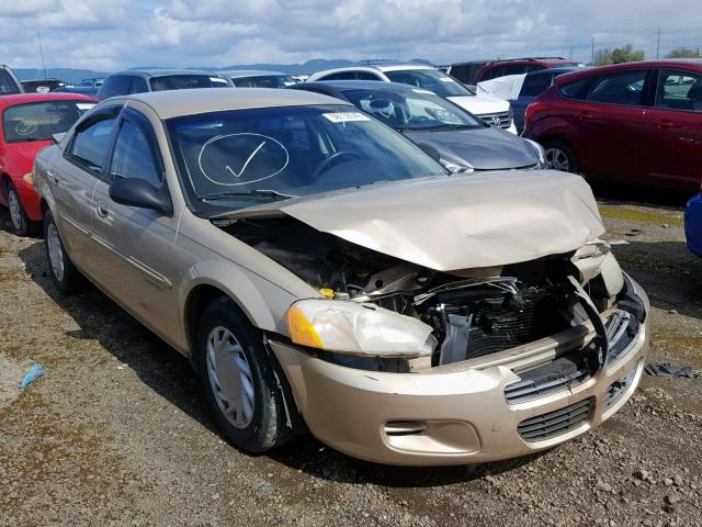 1B3EJ46X61N618430 - 2001 DODGE STRATUS SE GOLD photo 1