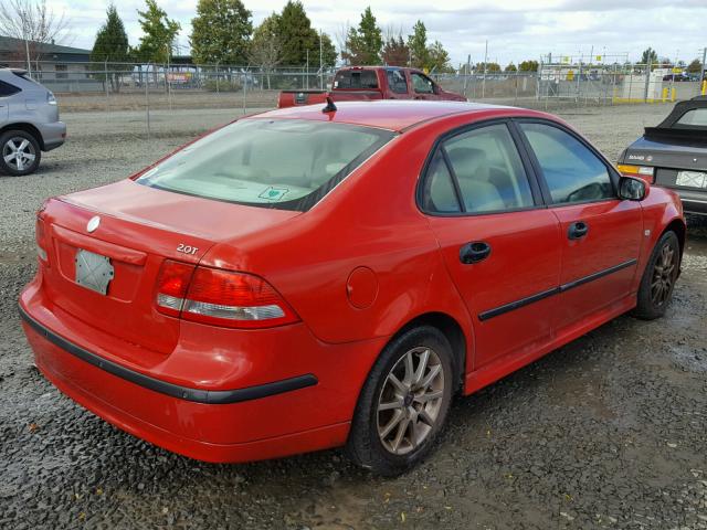 YS3FD49Y031060043 - 2003 SAAB 9-3 ARC RED photo 4