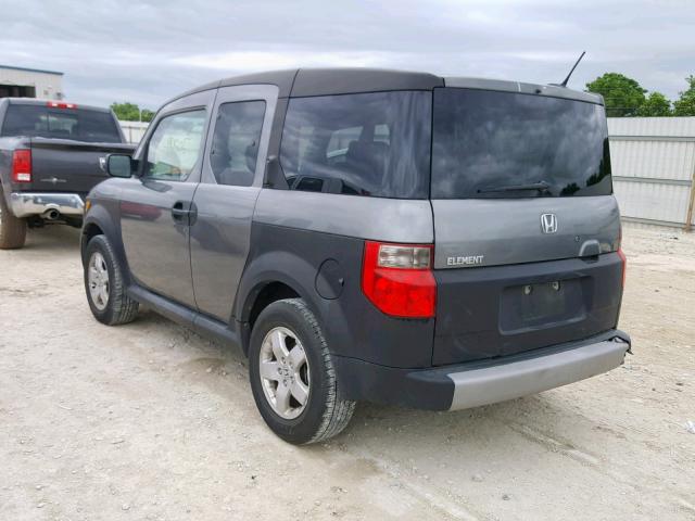 5J6YH18605L000770 - 2005 HONDA ELEMENT EX GRAY photo 3