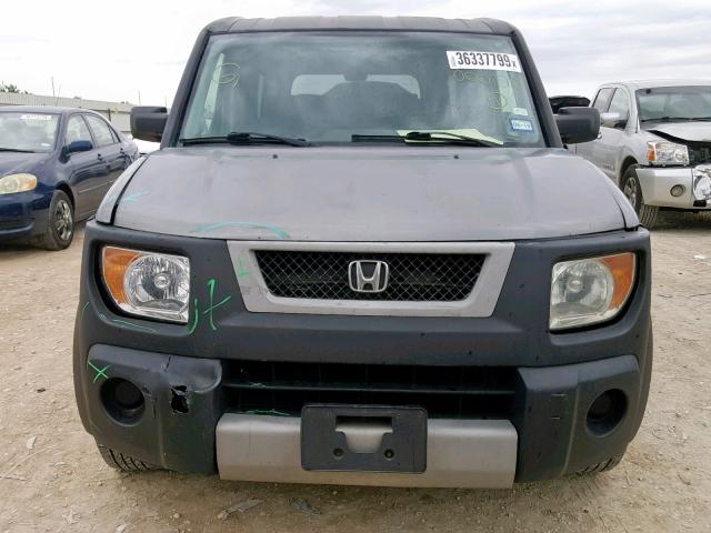 5J6YH18605L000770 - 2005 HONDA ELEMENT EX GRAY photo 9