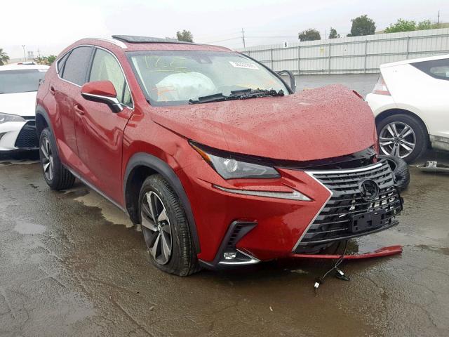 JTJBARBZ8K2209884 - 2019 LEXUS NX 300 RED photo 1