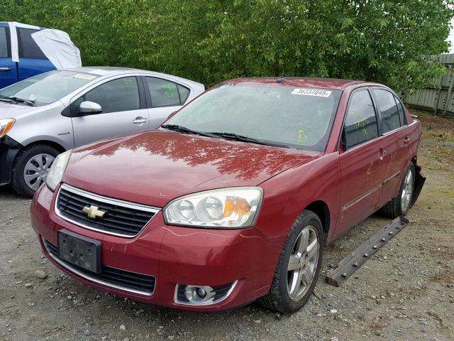 1G1ZU57N57F210863 - 2007 CHEVROLET MALIBU LTZ RED photo 2