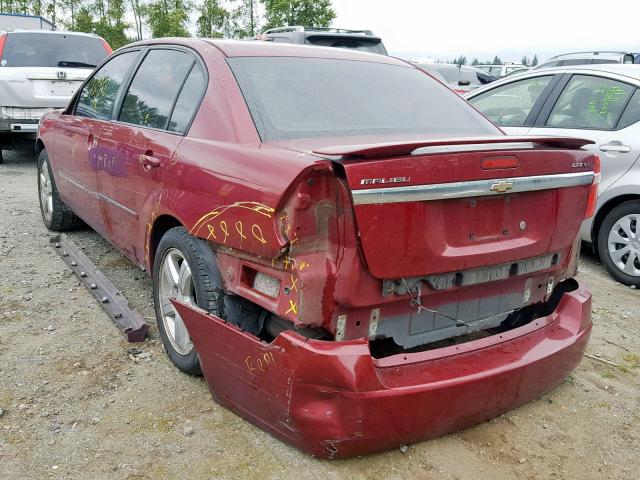 1G1ZU57N57F210863 - 2007 CHEVROLET MALIBU LTZ RED photo 3