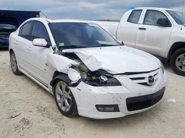 JM1BK323X81817560 - 2008 MAZDA 3 S WHITE photo 1