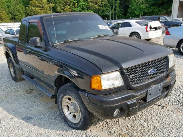 1FTYR44U62PA95302 - 2002 FORD RANGER SUP BLACK photo 1