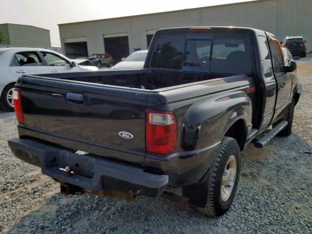 1FTYR44U62PA95302 - 2002 FORD RANGER SUP BLACK photo 4