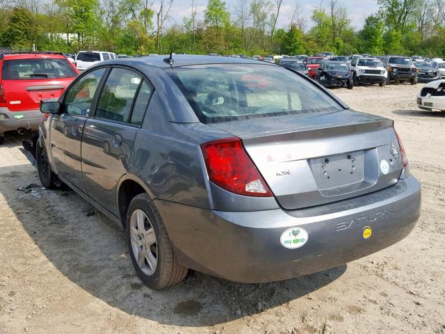 1G8AJ55F87Z208168 - 2007 SATURN ION LEVEL GRAY photo 3
