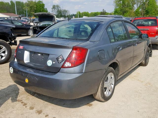 1G8AJ55F87Z208168 - 2007 SATURN ION LEVEL GRAY photo 4