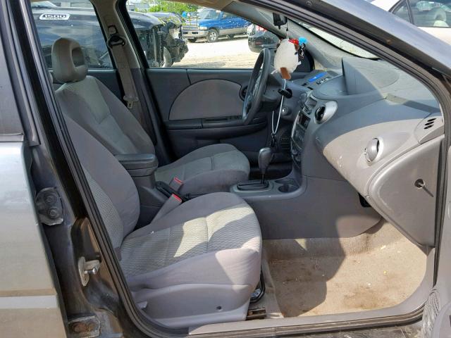 1G8AJ55F87Z208168 - 2007 SATURN ION LEVEL GRAY photo 5
