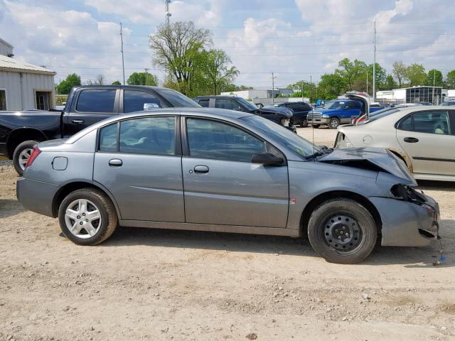 1G8AJ55F87Z208168 - 2007 SATURN ION LEVEL GRAY photo 9
