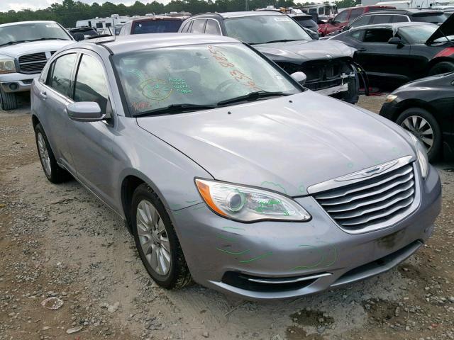 1C3CCBAB2EN211280 - 2014 CHRYSLER 200 LX GRAY photo 1