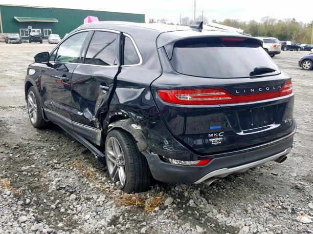 5LMCJ3D90HUL08075 - 2017 LINCOLN MKC RESERV BLACK photo 3