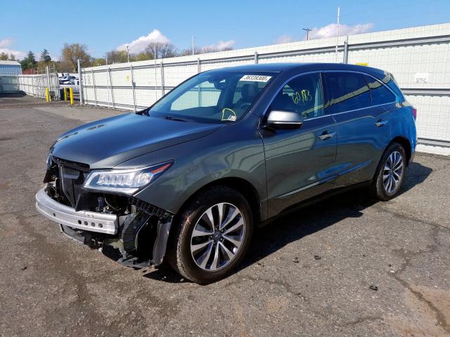 5FRYD4H44EB020121 - 2014 ACURA MDX TECHNOLOGY  photo 2