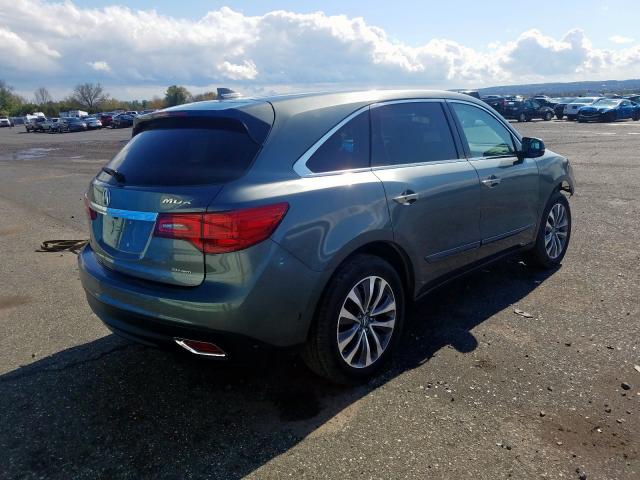 5FRYD4H44EB020121 - 2014 ACURA MDX TECHNOLOGY  photo 4