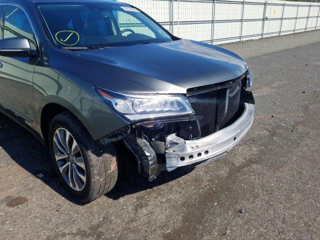 5FRYD4H44EB020121 - 2014 ACURA MDX TECHNOLOGY  photo 9